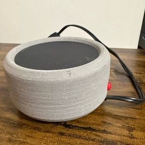 Gray Texture Candle Warmer